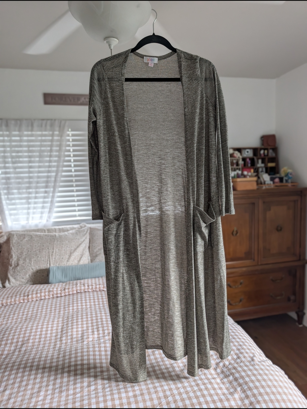 LuLaRoe Neutral Duster Cardigan Small
